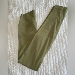Olive Green lululemon align full length leggings, worn once.